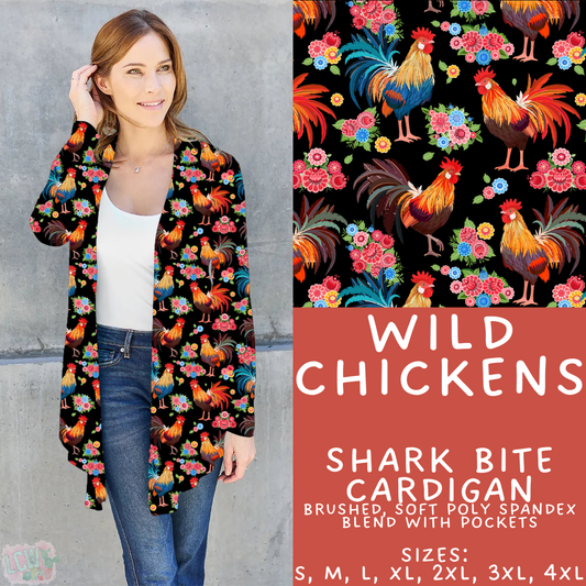 Batch #427 - August Request Run - Closes 10/9 - ETA late Nov - Wild Chickens Cardigan