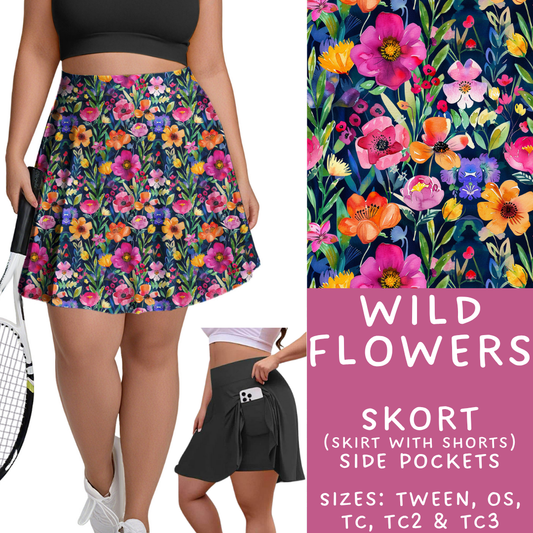 Batch #347 - Fun Run 11 - Closes 5/29 - ETA mid/late July - Wild Flowers Skort