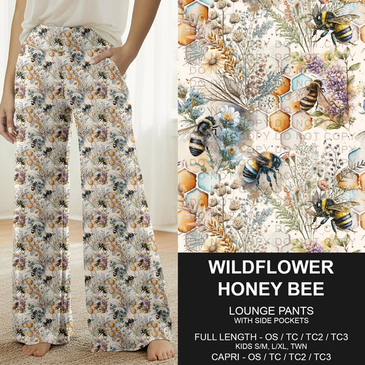 B296 - Preorder Wildflower Honey Bee Lounge Pants (Closes 6/21. ETA: late Aug.)