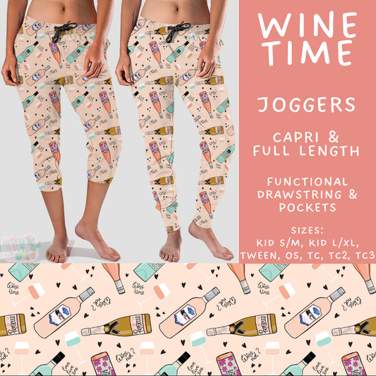 Batch #508 - February Request Run - Closes 3/25 - ETA late May - Wine Time Full and Capri Length Joggers