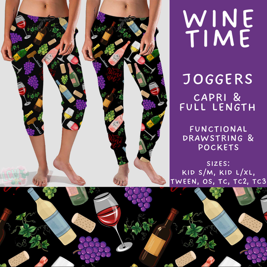Batch #548 - May Request Run - Closes 6/26 - ETA late August - Wine Time Full and Capri Length Joggers