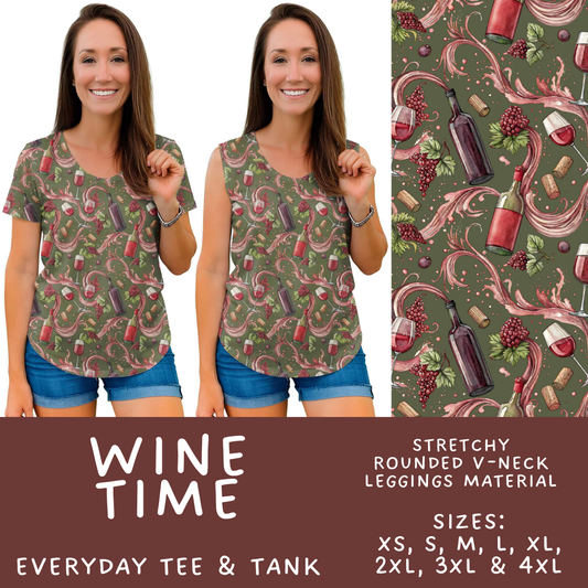 Batch #607 - Fun Run 28 - Closes 11/2 - ETA early Jan - Wine Time Everyday Tank & Tee