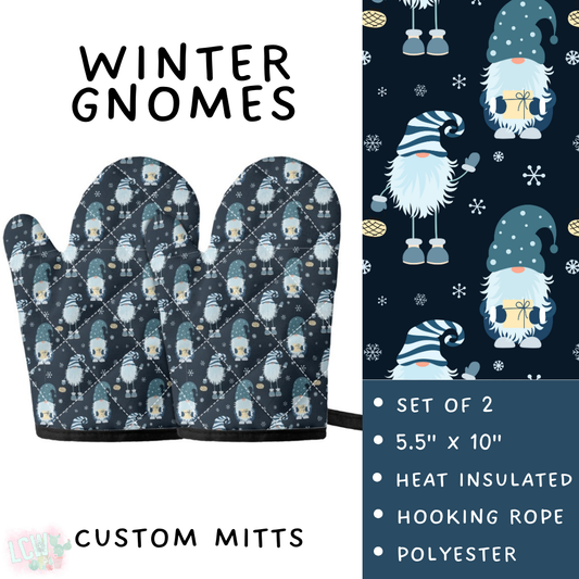 Batch #416 - Baking Spirits Bright 2 - Closes 9/19 - ETA early Nov - Winter Gnomes Oven Mitts