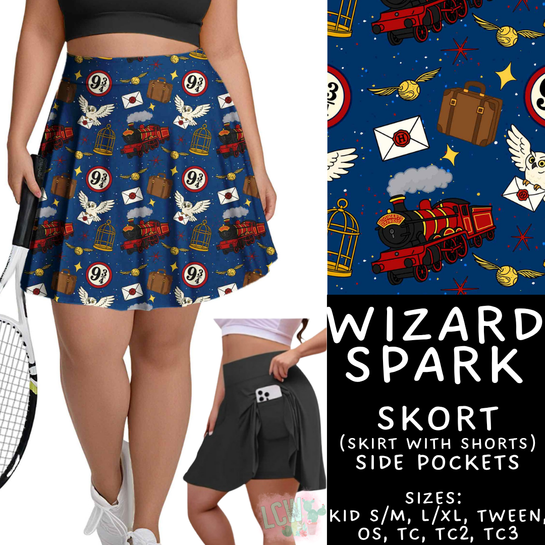 Batch #544 - Cool Characters 16 - Closes 6/17 - ETA mid August - Wizard Spark Skort
