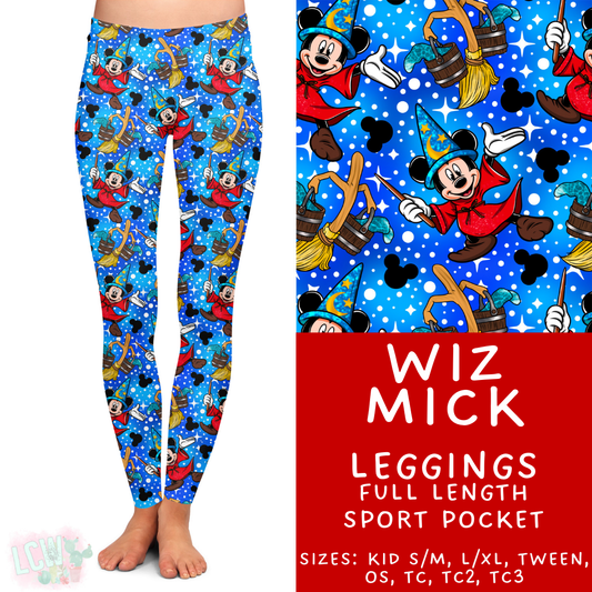 Batch #472 - Magical Faves 16 - Closes 1/5 - ETA late Feb - Wiz Mick Full Length Leggings