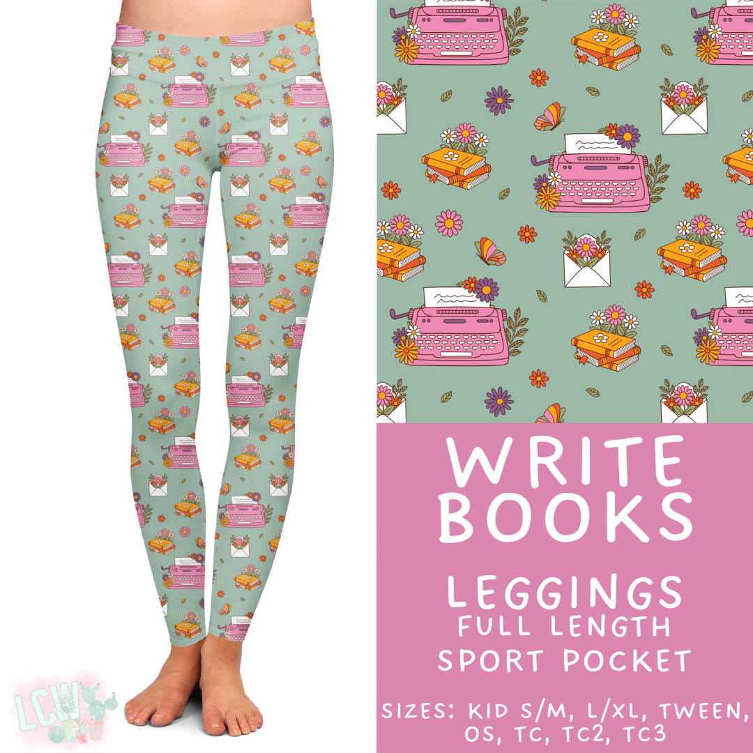 Batch #471 - November Request Run - Closes 1/2 - ETA late Feb - Write Books Full Length Leggings