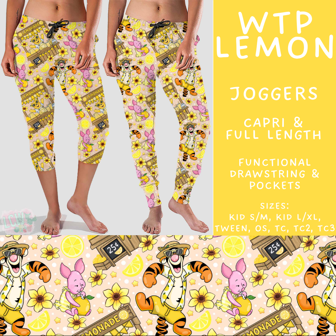 Batch #552 - Magical Faves 22 - Closes 7/6 - ETA early Sept - WTP Lemon Full and Capri Length Joggers