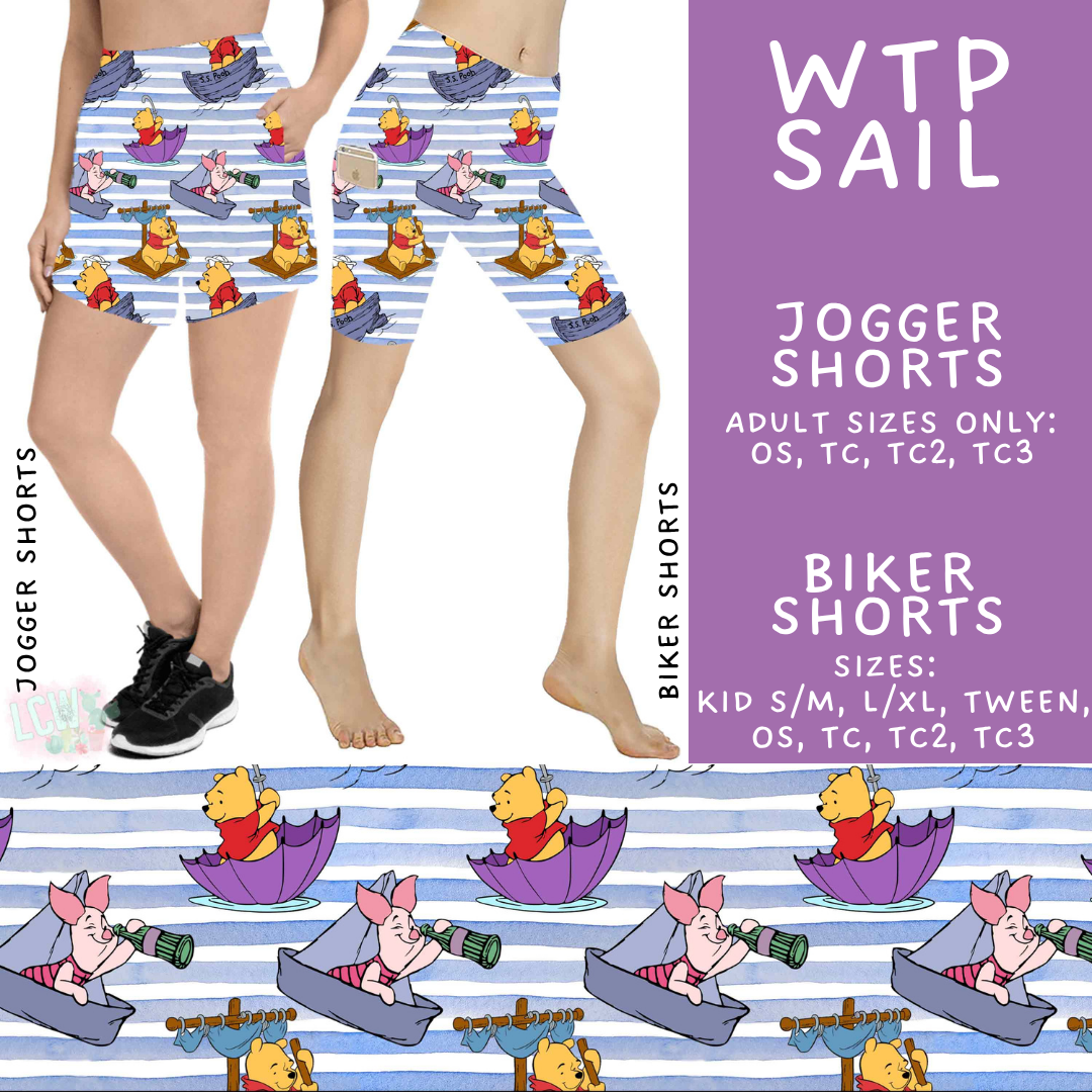 Batch #541 - Magical Faves 21 - Closes 6/10 - ETA mid August - WTP Sail Biker & Jogger Shorts