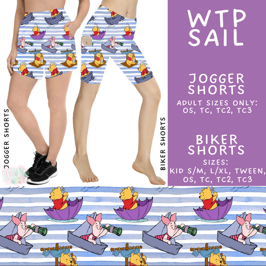 Batch #541 - Magical Faves 21 - Closes 6/10 - ETA mid August - WTP Sail Biker & Jogger Shorts