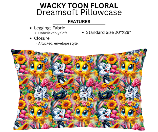 Wacky Toon Floral Dreamsoft Pillowcases