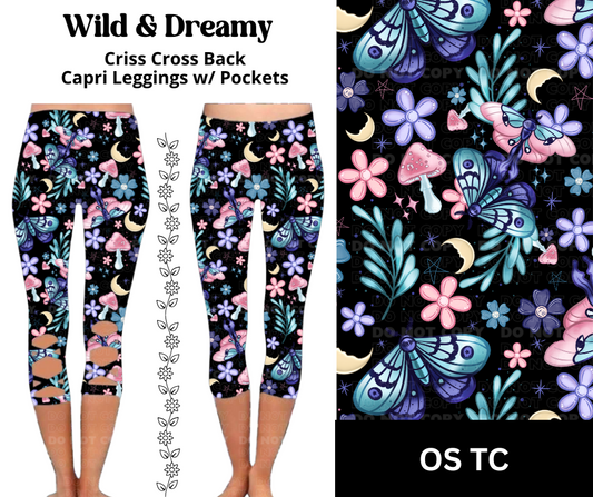 Wild & Dreamy Criss Cross Capri w/ Pockets
