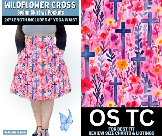 Wildflower Cross Swing Skirt