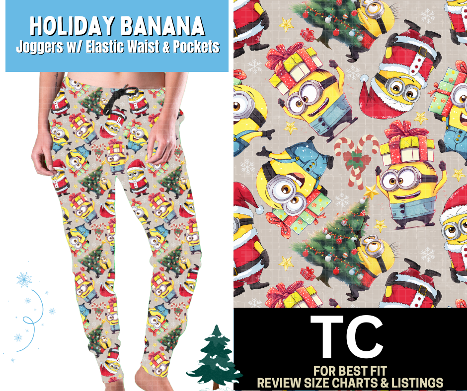 Holiday Banana Joggers