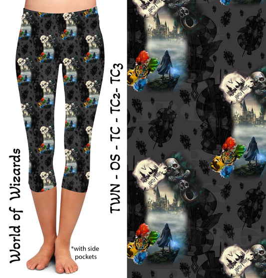 World of Wizards - Capri Legging with Pockets