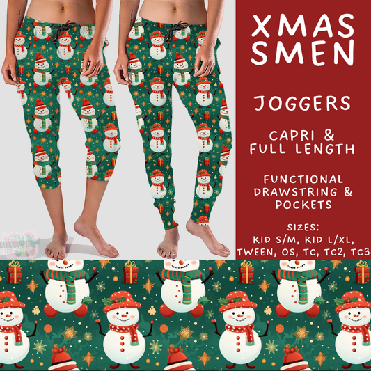 Batch #574 - HalloThanksMas - Closes 8/24 - ETA mid/late October - Xmas SMen Full and Capri Length Joggers