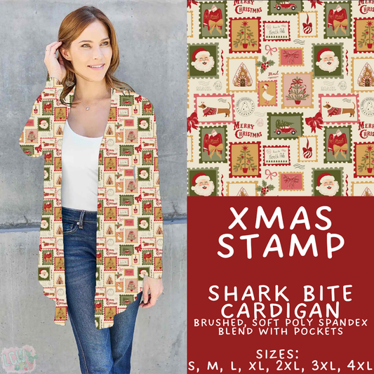 Batch #574 - HalloThanksMas - Closes 8/24 - ETA mid/late October - Xmas Stamp Cardigan