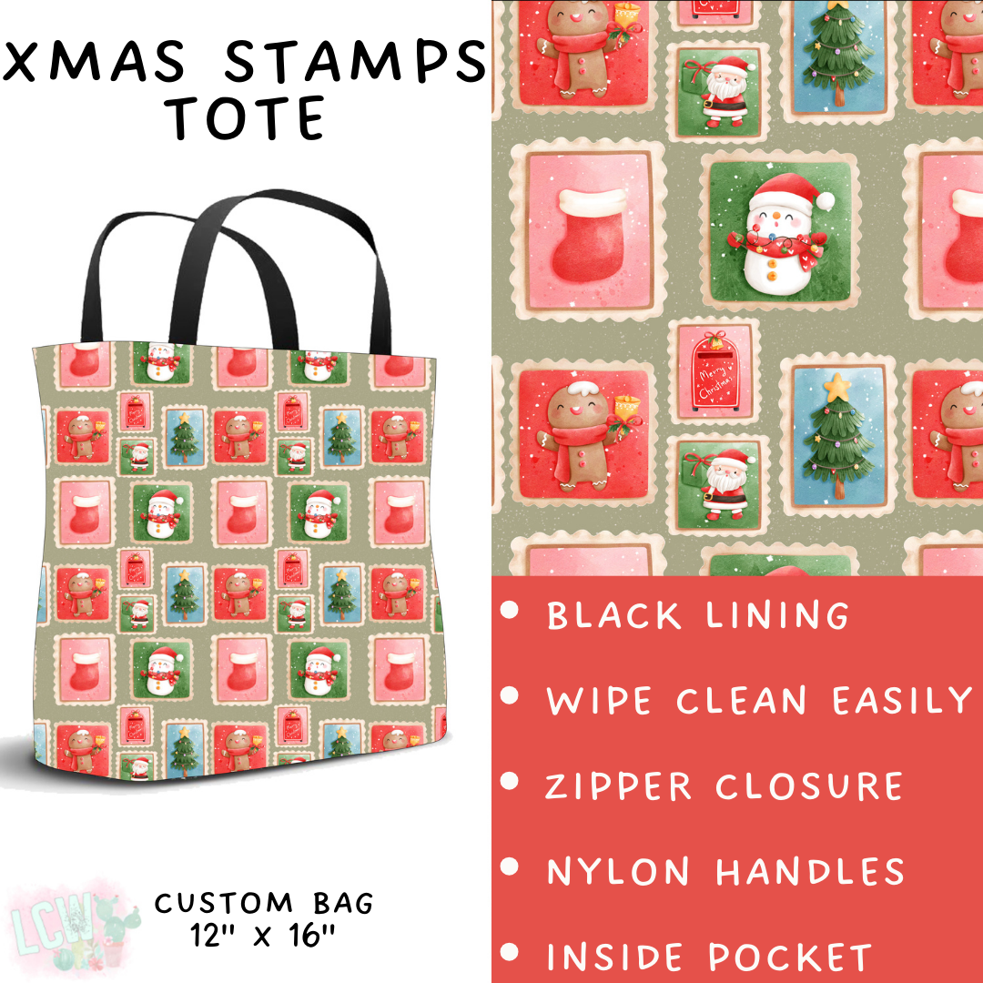 Batch #424 - Jingle All The Way - Closes 10/3 - ETA mid/late Nov - Xmas Stamps Tote