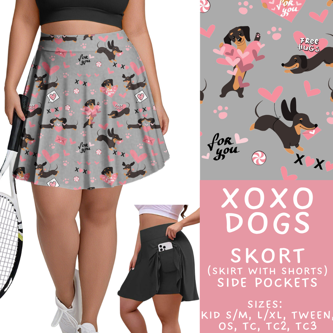 Batch #453 - Love Day 2 - Closes 11/24 - ETA mid Jan - XOXO Dogs Skort