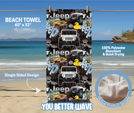 Preorder! Closes 5/15. ETA August. You Better Wave Towel