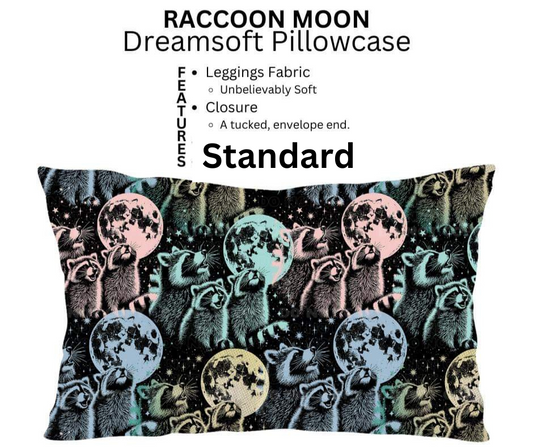 Raccoon Moon Dreamsoft Pillowcase - Alonna's Legging Land