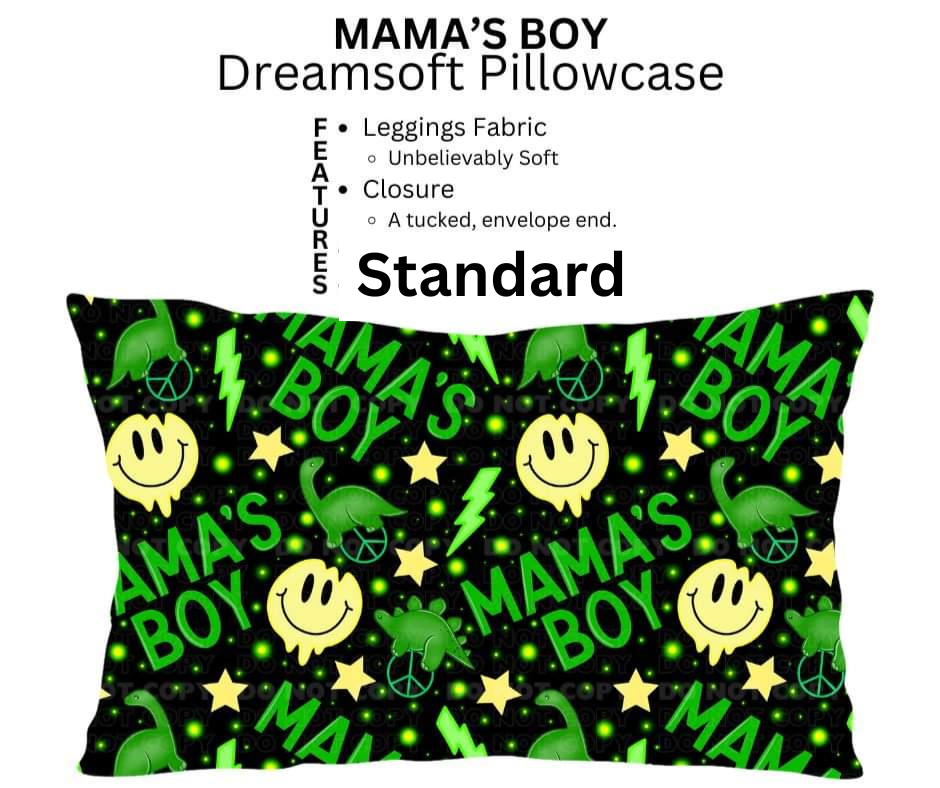 Mama's Boy Dreamsoft Pillowcase - Alonna's Legging Land