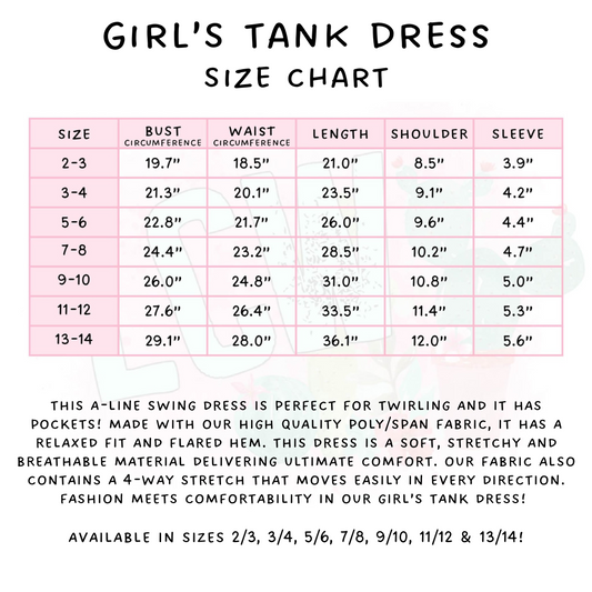 Batch #335 - RWB Tank Dresses - Closes 5/8 - ETA mid June - RWB Skulls Women's & Girl's Tank Dress