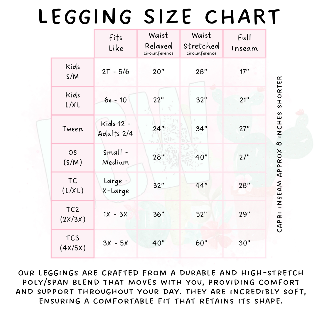 Batch #574 - HalloThanksMas - Closes 8/24 - ETA mid/late October - Xmas Stamp Full and Capri Length Leggings