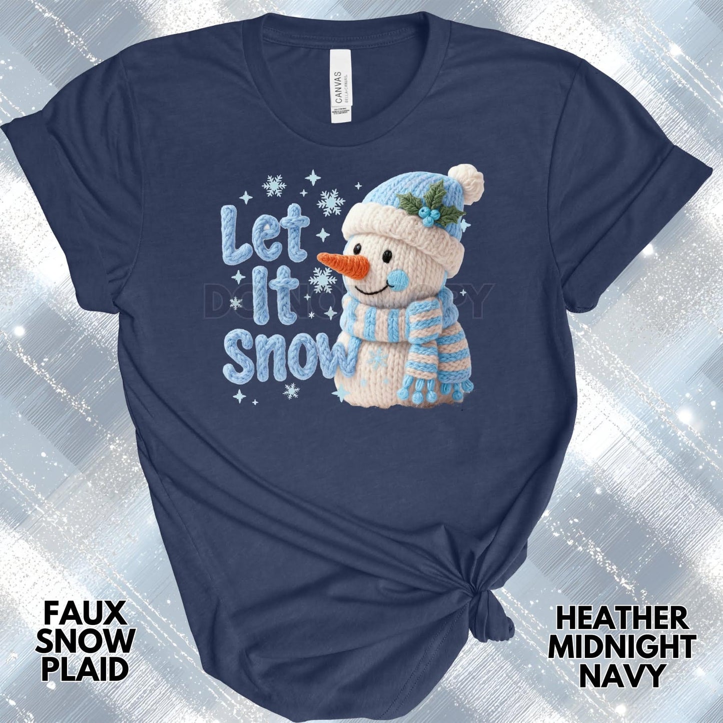 Faux Snow Plaid Winter Wonderland Preorder Closing 11-9