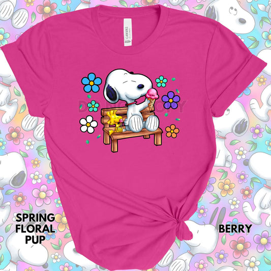 Spring Floral Pup B276 Preorder Closing 12-21