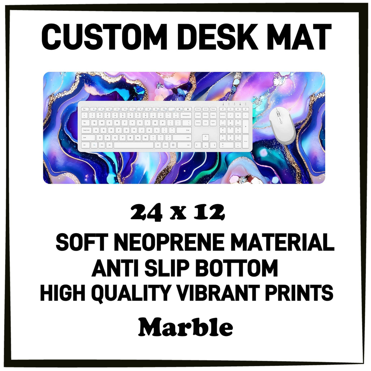 5DSK - Marble Desk Mat - Preorder Due 10/21 ETA: Mid-Dec