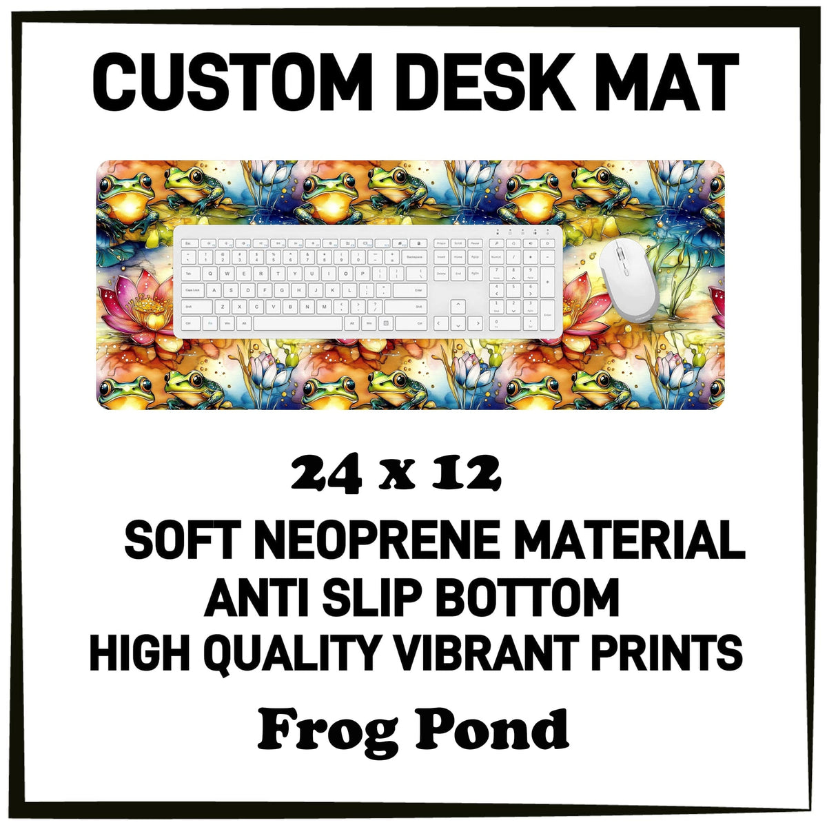 5DSK - Frog Pond Desk Mat - Preorder Due 10/21 ETA: Mid-Dec