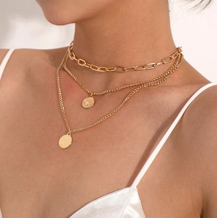 VINTAGE BOHEMIAN LAYERED NECKLACE - Alonna's Legging Land