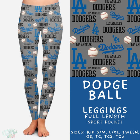 Batch #451 - World Series Collection - Closes 11/20 - ETA Late Dec - Dodge Ball Leggings