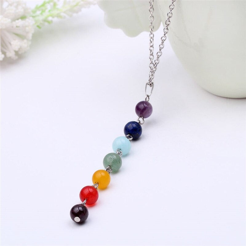 CHAKRAS BEAD NECKLACE - Alonna's Legging Land