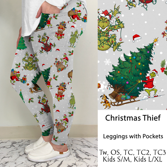 Christmas Thief Leggings/Joggers w/ Pockets | Run ends 9/26 | ETA 41 Days