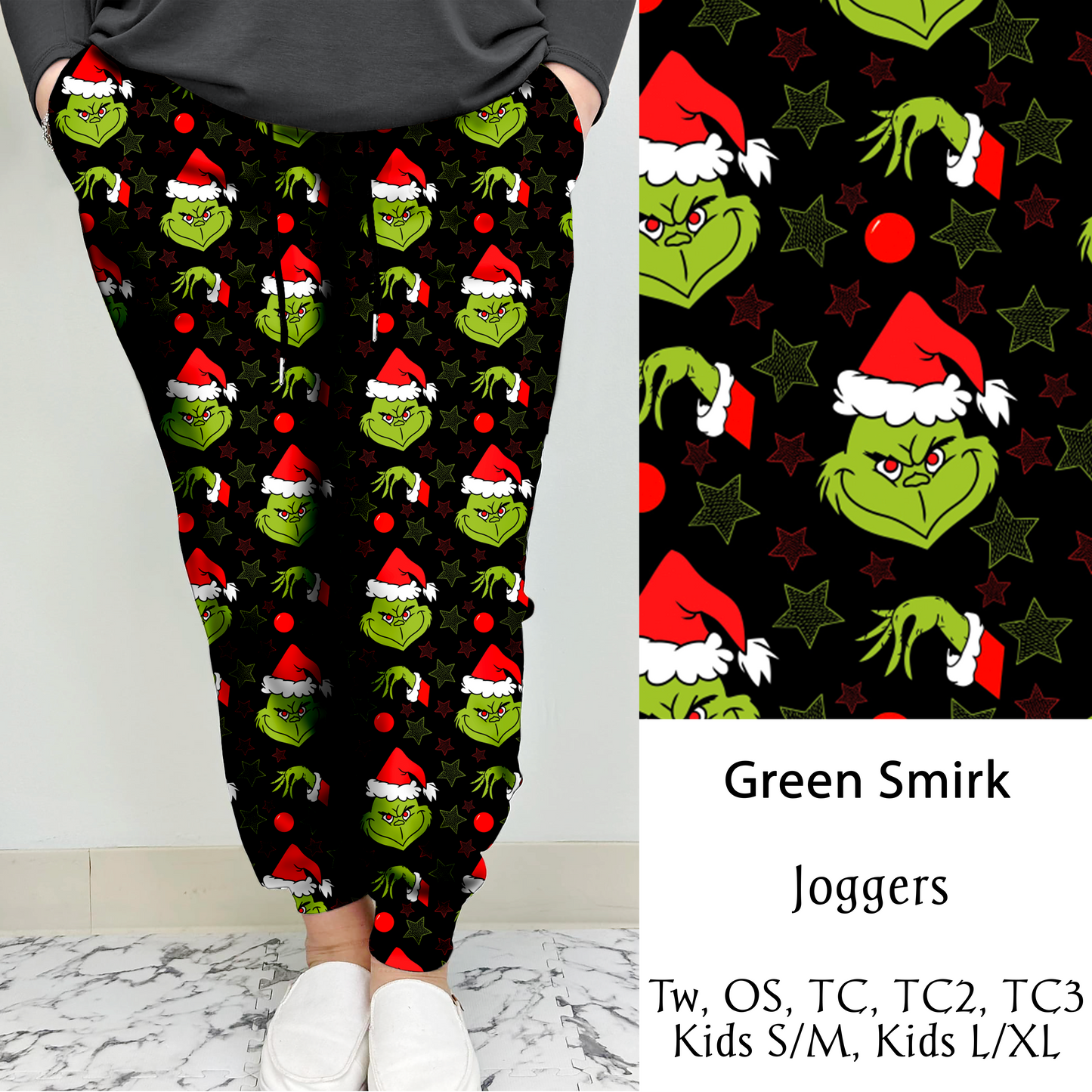 Green Smirk Leggings/Joggers w/ Pockets | Run ends 9/26 | ETA 41 Days