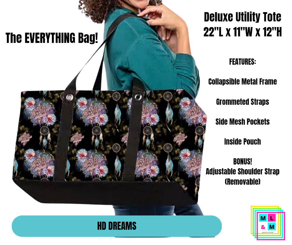 HD Dreams Collapsible Tote - Alonna's Legging Land