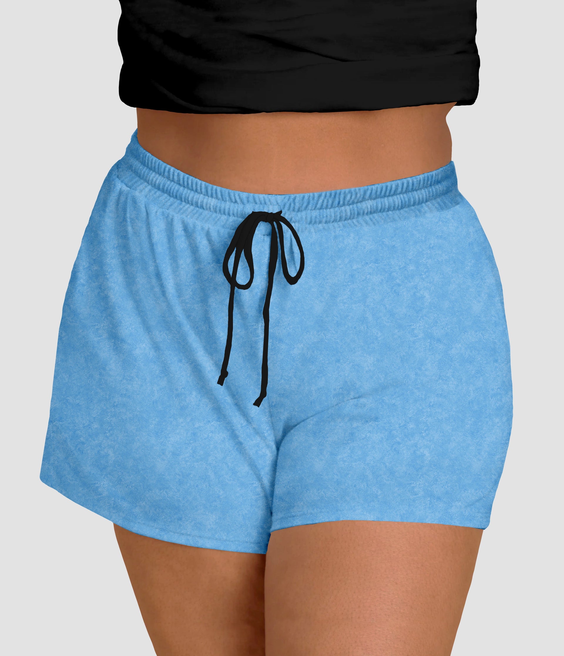 RTS Pretty Blue Jogger Shorts - Main Image