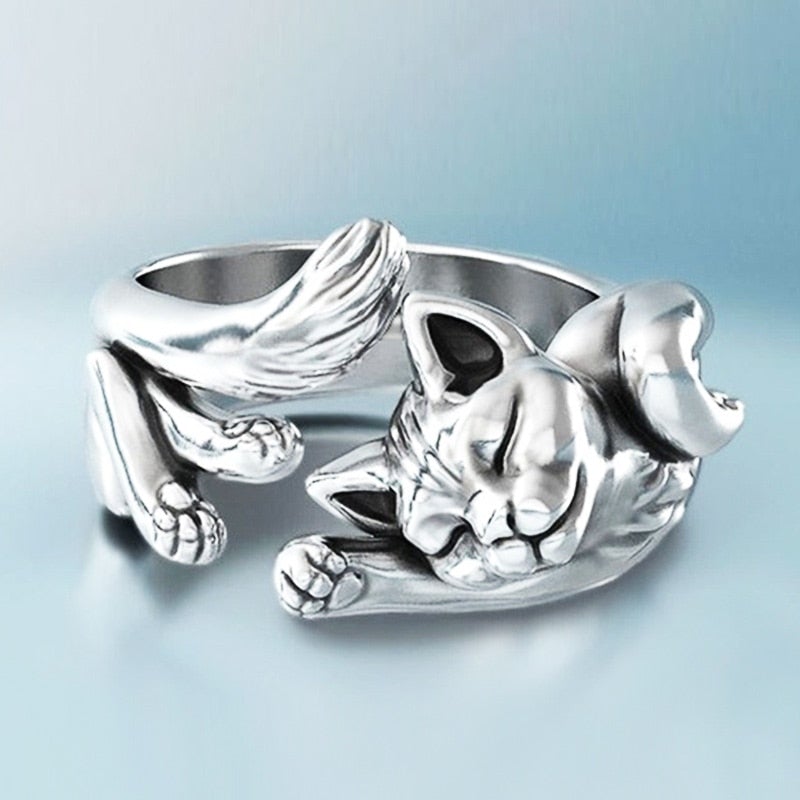 CAT RING (ADJUSTABLE) - Alonna's Legging Land