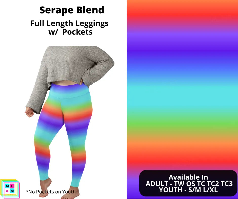 Serape Blend Full Length w/ Pockets - Alonna's Legging Land