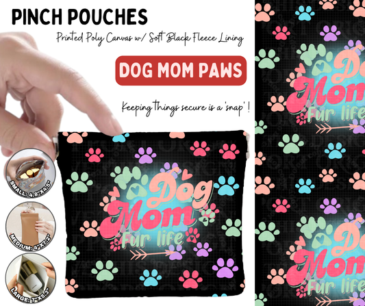 Preorder! Closes 10/5. ETA Jan. Dog Mom Paws Pinch Pouches in 3 Sizes