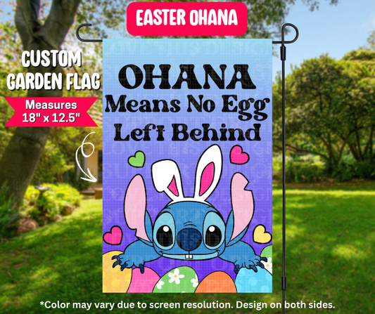 Preorder! Closes 12/25. ETA March. Easter Ohana Garden Flag