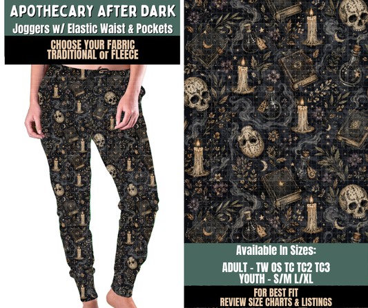 Preorder! Closes 9/17. ETA Dec. Apothecary After Dark Joggers Choose Fleece or Traditional