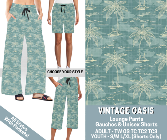 Preorder! Closes 3/4. ETA June. Vintage Oasis Combo Lounge Lengths - Alonna's Legging Land