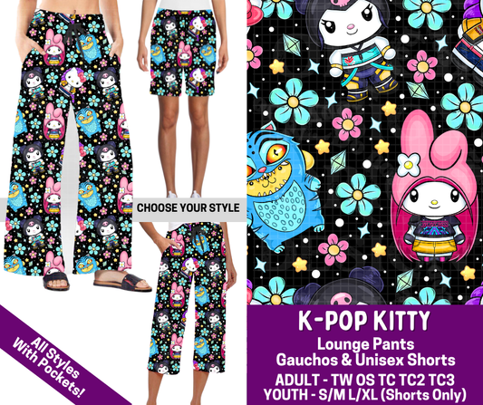 Preorder! Closes 2/19. ETA May. K-Pop Kitty Combo Lounge Lengths