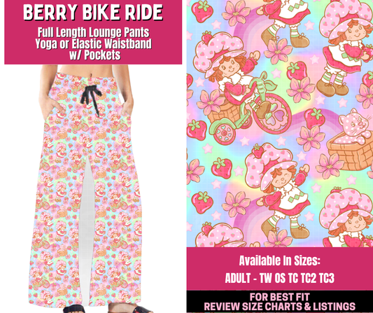 Preorder! Closes 12/31. ETA March. Berry Bike Ride Full Length Lounge Pants