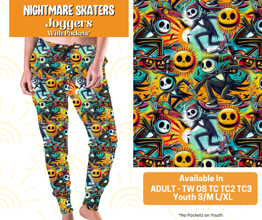 Preorder! Closes 5/16. ETA July. Nightmare Skaters Joggers