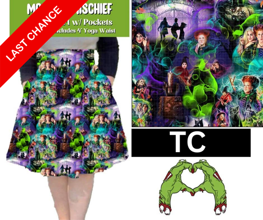 Moonlit Mischief Swing Skirt