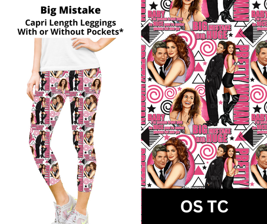Big Mistake Capri Length Leggings w/ Pockets