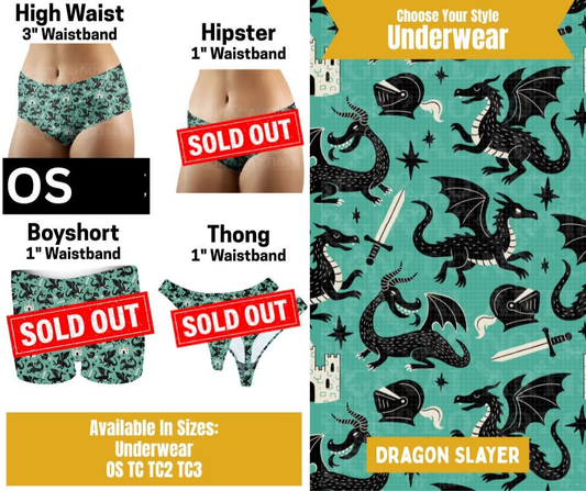 Dragon Slayer High Waist Underwear